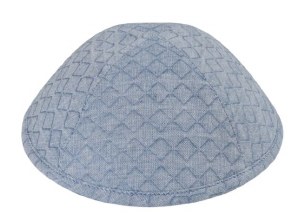 Picture of iKippah Lattice Light Blue Size 16cm